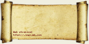 Žaklina Karafilić vizit kartica